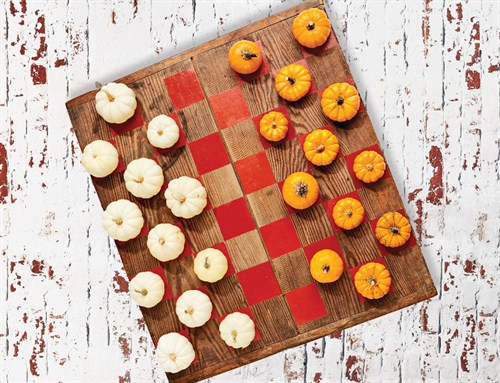 Pumpkin Checkers